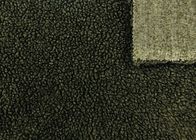 بطانية ناعمة بطول 150 سم / بطانية صوف شيربا الصوفية بطبقة من قماش الزيتون الأخضر
