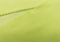 300GSM قماش قطيفة قماش قابل للبسط / 92 بوليستر 8 Spandex Warp Knitting Light أصفر