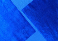 200GSM لينة 100 ٪ البوليستر المخملية النسيج للمنسوجات المنزلية اللون الأزرق الملكي