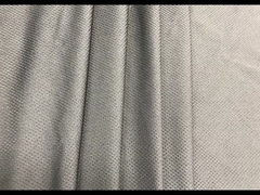 تأثير الجلد 100٪ البوليستر شعاع النسيج الرمادي لمشاريع الغطاء الستائر