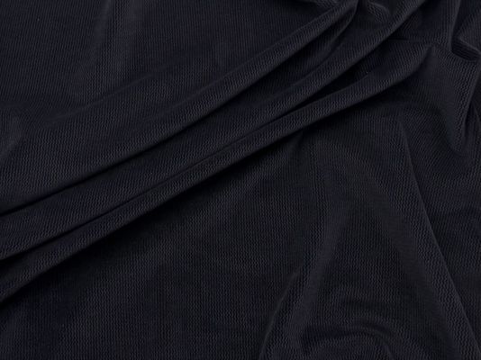 قماش بوليستر مخملي ميكرو مرن بوزن 210-280 جرامًا مثالي للفساتين