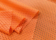 110GSM أقمشة بوليستر شبكة للملابس الرياضية بطانة ملابس السلامة المرورية نيون برتقالي