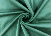 240GSM Soft 100٪ Micro Polyester Fabric / Micro Velvet Fabric للمنسوجات المنزلية الأخضر